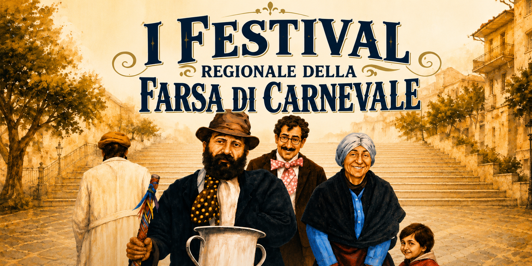 Benestare, al via il primo Festival regionale della Farsa di Carnevale: sei giorni tra teatro e tradizione
