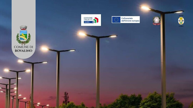 Bovalino, 415 mila euro per l'illuminazione pubblica. Ecco le vie interessate