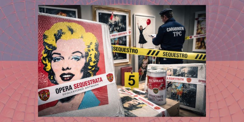 Opere false in mostra : maxi sequestro dei Carabinieri