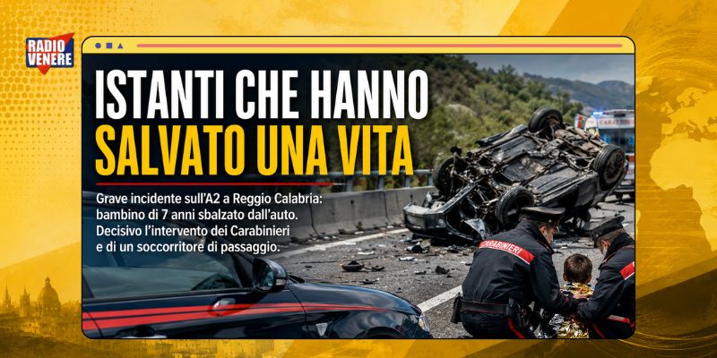 Grave incidente : bimbo di 7 anni ricoverato