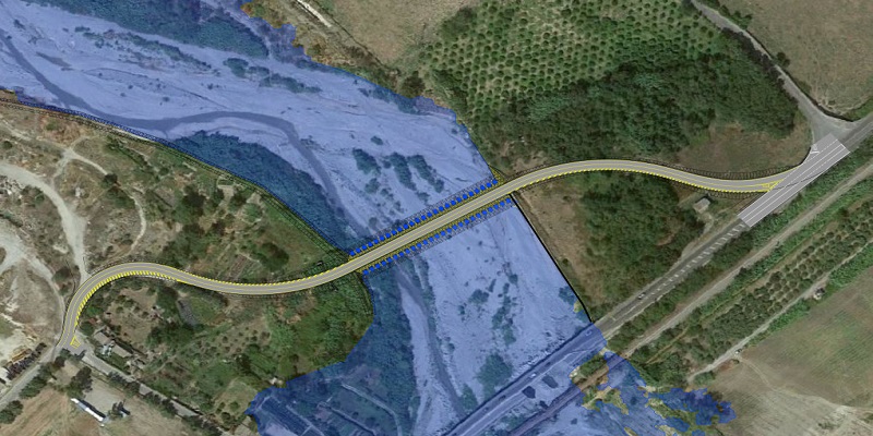 Da domani alle ore 13 sarà aperto il guado alternativo al Ponte Allaro lungo la statale 106 a Caulonia Marina