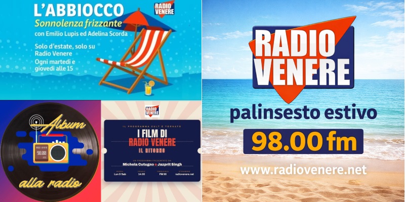 L'Estate di Radio Venere: Musica, Cinema e... "Sonnolenza Frizzante"!