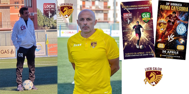Calcio. Doppio impegno in vista per il Locri Next Gen e l'Athena Nike