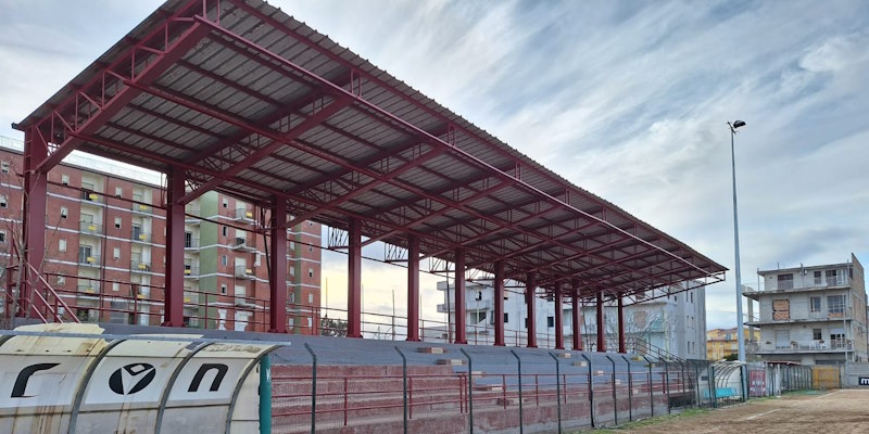 Bovalino: Stadio "Cartisano" riapre la tribuna coperta