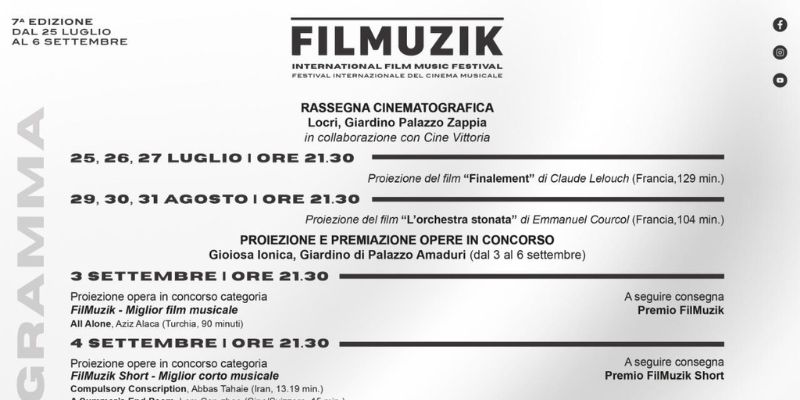 Filmuzik: Tutto pronto per la fase finale della settima edizione