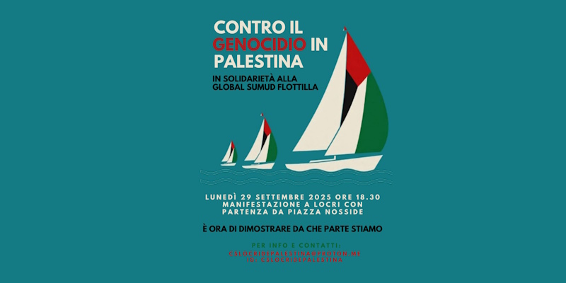 No al Genocidio in Palestina. La Locride si mobilita