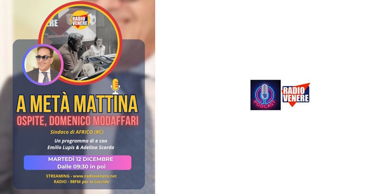 Il bilancio dei due anni di amministrazione Modaffari ad Africo nel podcast di "A Metà Mattina"