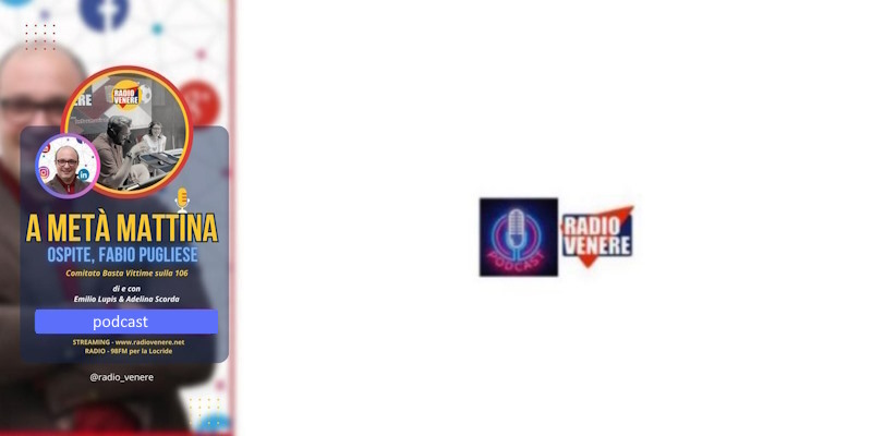 Statale 106. Prevenzione e futuro. Riascolta l'intervista con Fabio Pugliese (Basta vittime sulla SS 106)