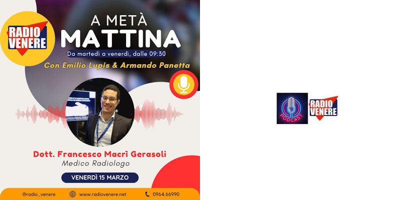 A Metà Mattina. Il dialogo con il medico radiologo Francesco "Chicco"  Macrì Gerasoli 