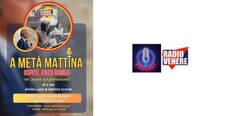 Il podcast di "A metà mattina" con il giornalista Enzo Romeo