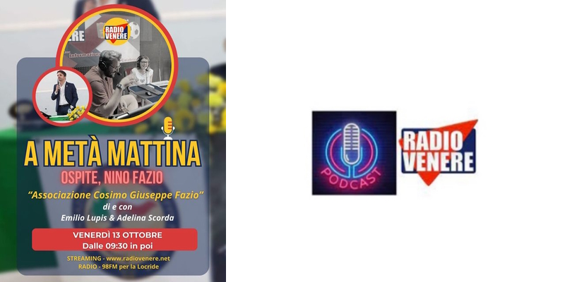 A Metà Mattina. Il podcast con Nino Fazio dell'Associazione Cosimo Giuseppe Fazio