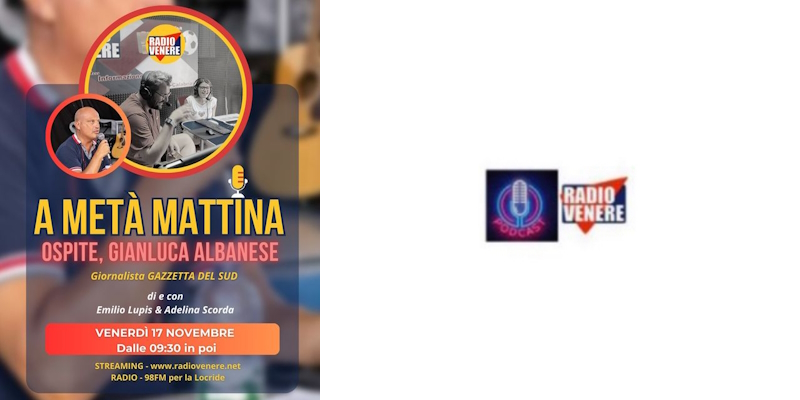 Durante "A Metà Mattina" focus su Gioiosa Jonica, Locri e Siderno con Gianluca Albanese di Gazzetta del Sud