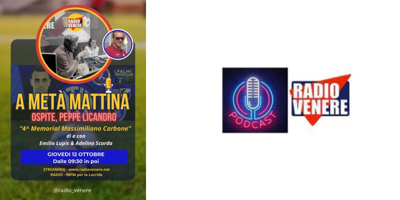 A Metà Mattina. Il podcast con Peppe Licandro. Inter Club Locri per Memorial Massimiliano Carbone