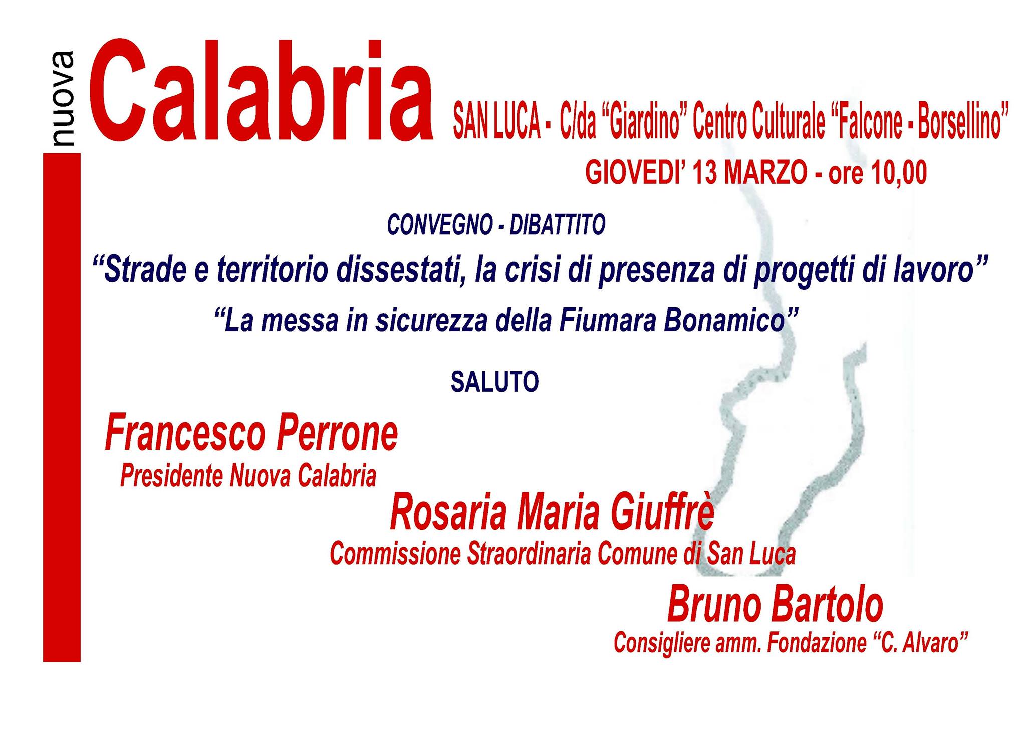 A San Luca il convegno - dibattito di "Nuova Calabria" ."Strade e territorio dissestati, la crisi di presenza di progetti di lavoro"