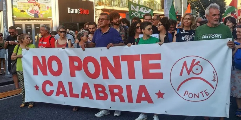  NO PONTE: La bocciatura da parte della Corte dei Conti conferma le nostre ragioni