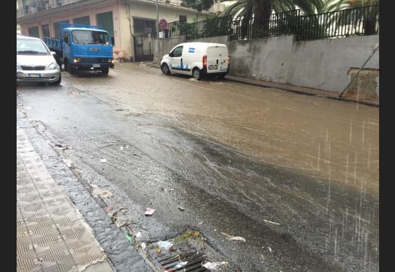 Pioggia torrenziale su tutta la Provincia reggina. A Reggio 66 mm,  Bovalino 78 mm. 