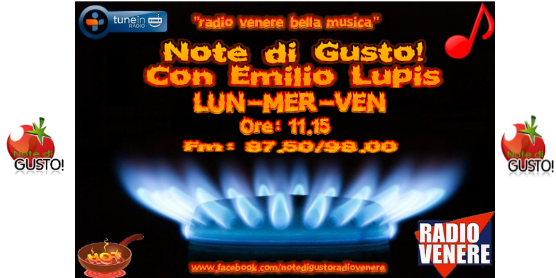 Note di Gusto! I podcast delle  puntate 5-6-7!